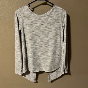Zyia long-sleeved workout/dry fit top